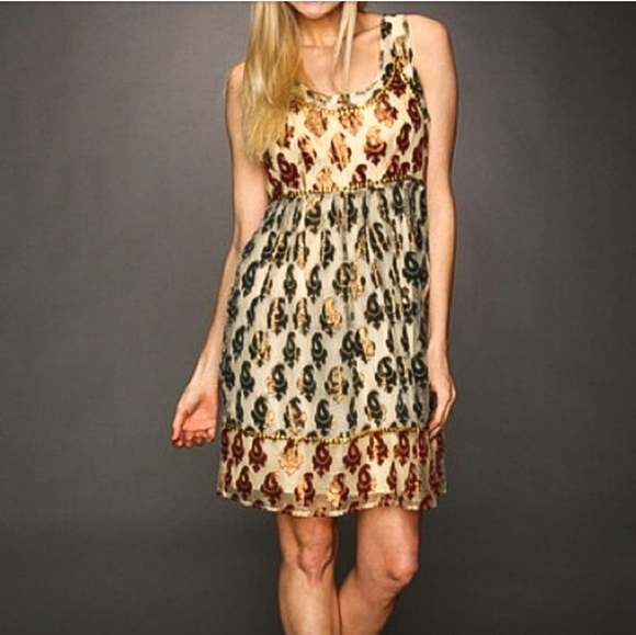 Free People Cocktail Party Dress - Champagne - Picture 13 of 13